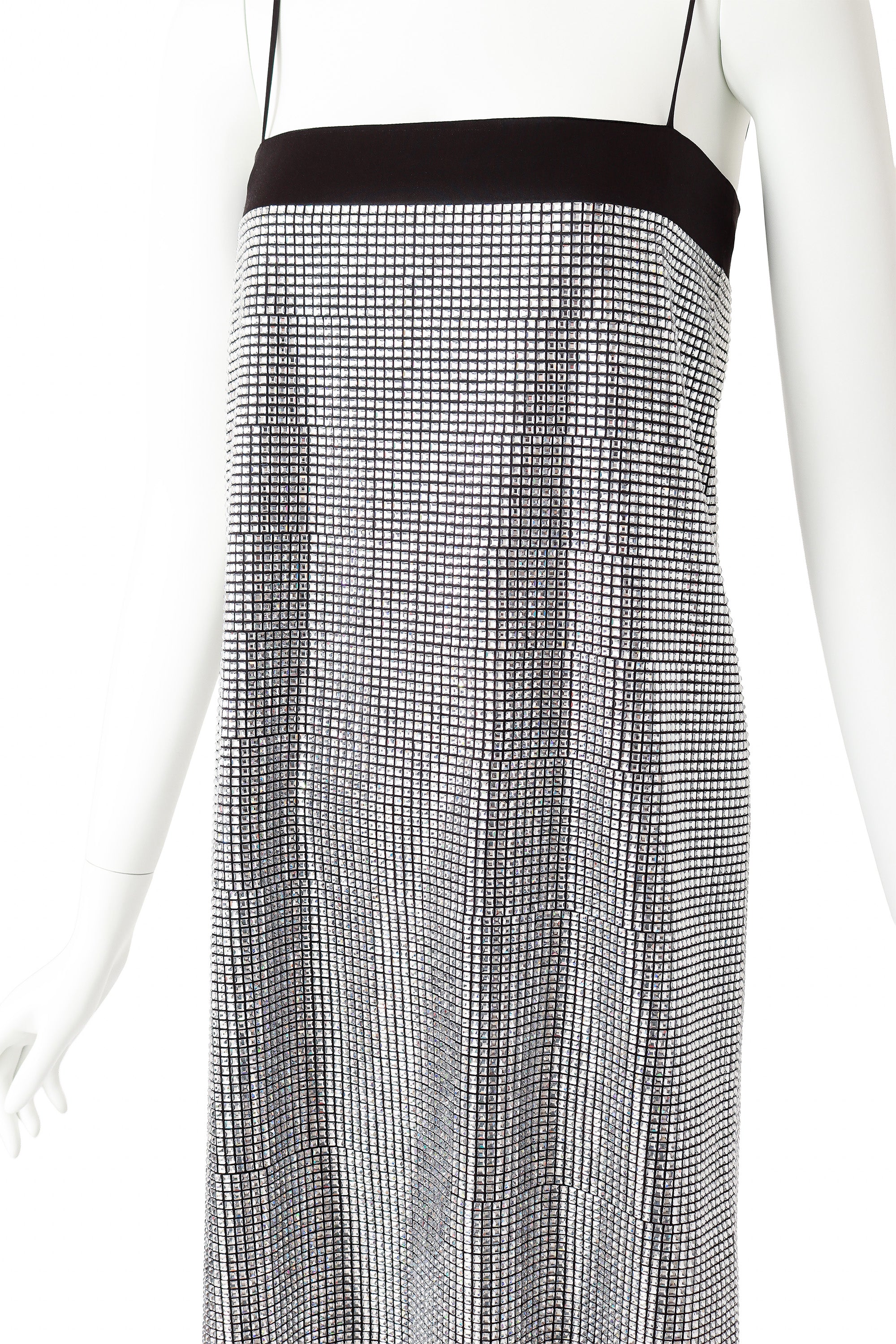 Crystal Slip Mini Dress by Gucci on mannequin close @ Recess LA