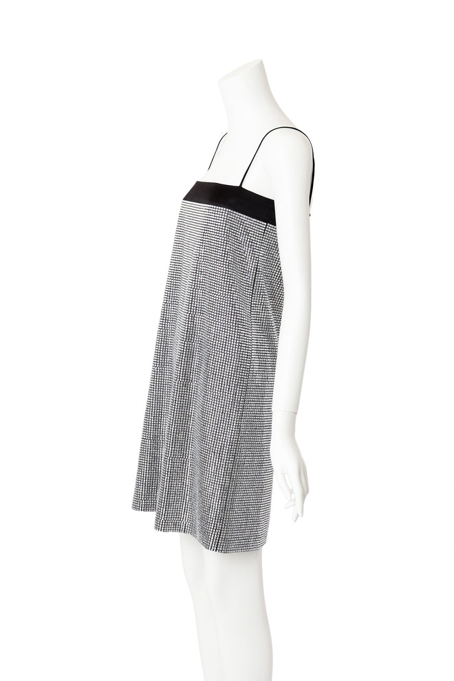 Crystal Slip Mini Dress by Gucci on mannequin side @ Recess LA