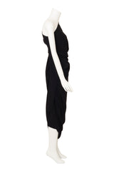 'Andalouse' One-Shoulder Midi Dress