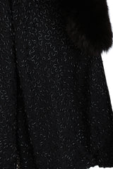 silk jacket by Stephen Yearick on mannequin beading close @ Recess LA