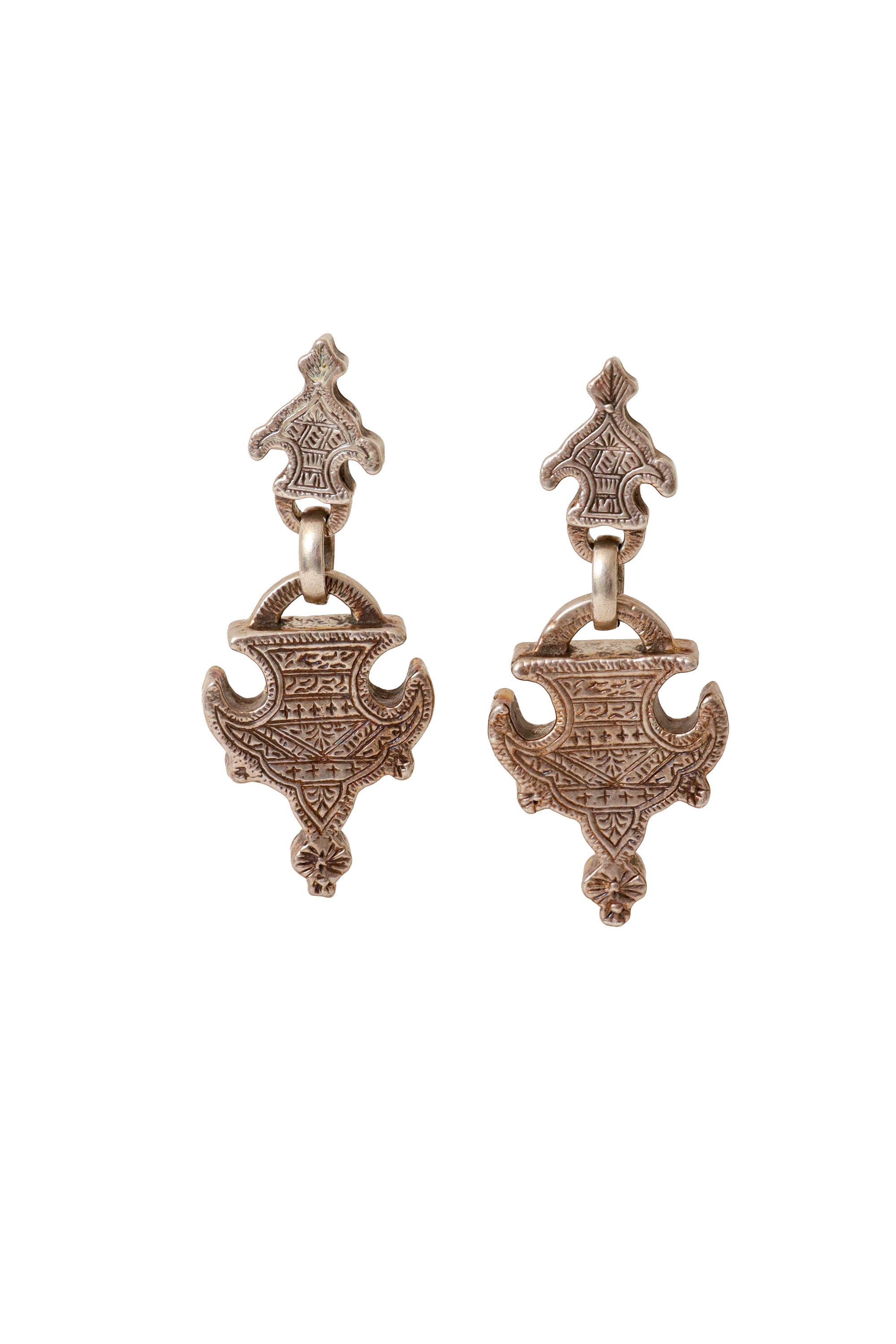 Shield earrings by Scooter Paris @ Recess LA