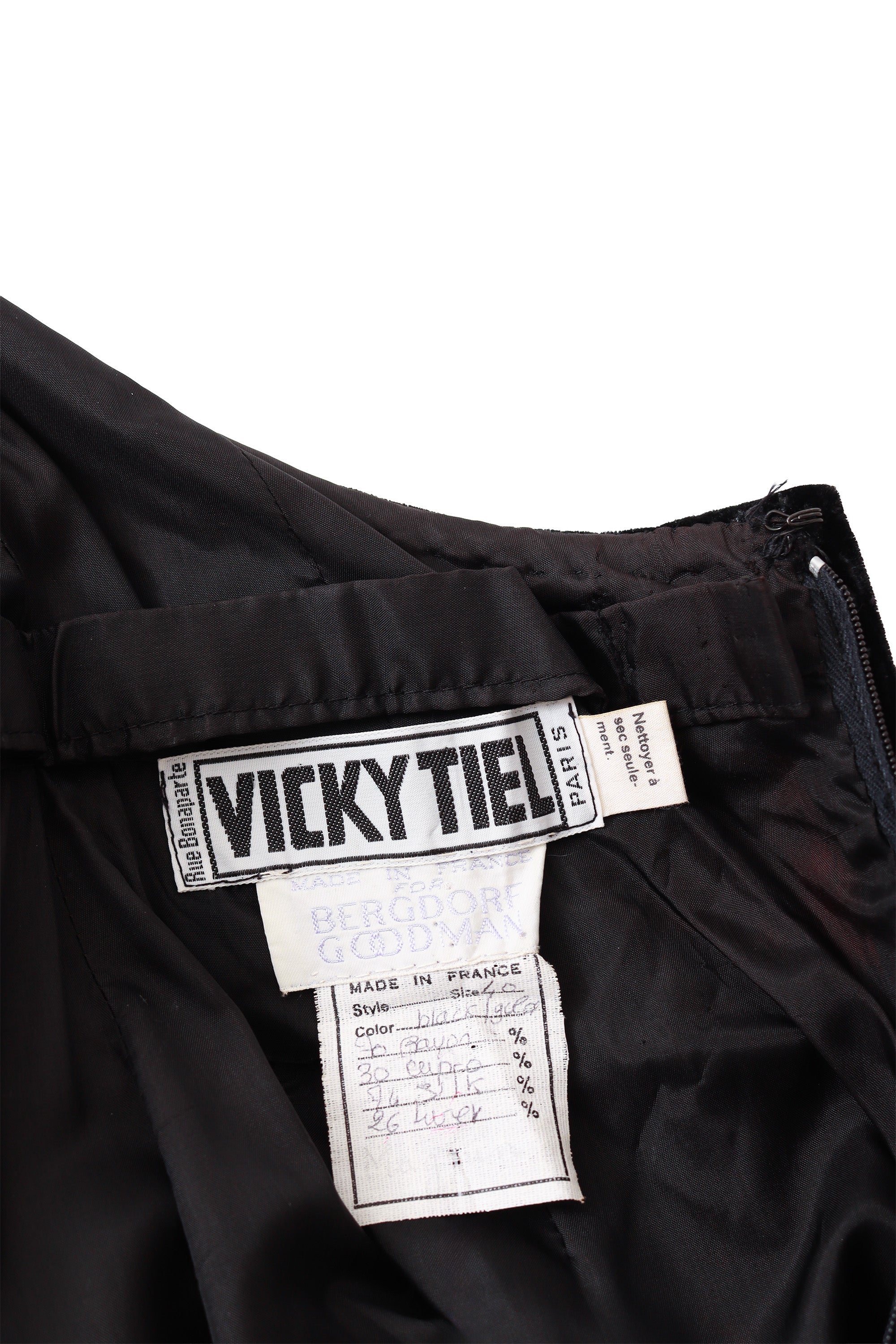 sweetheart gown by Vicky Tiel label @ Recess LA