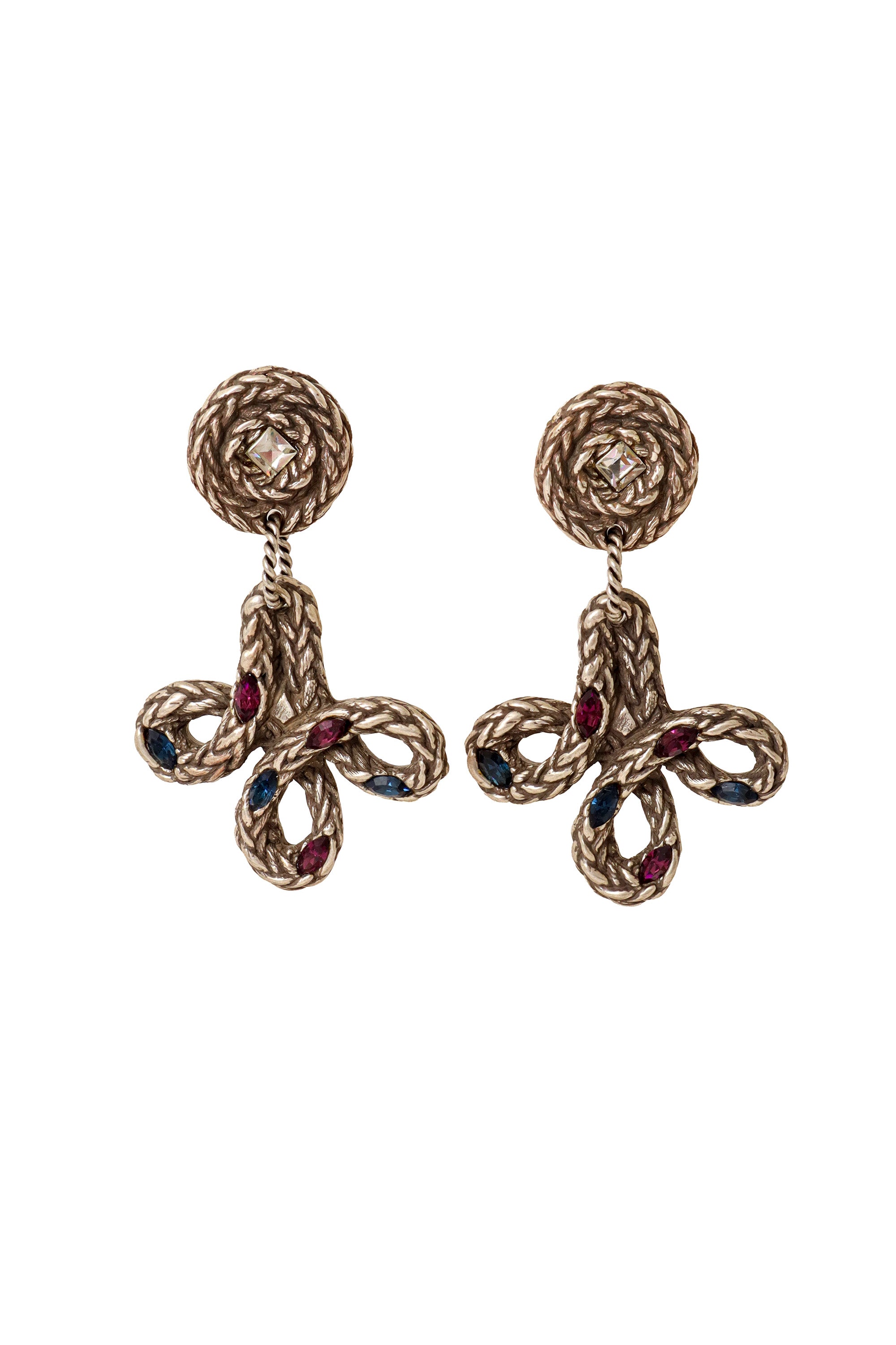 clear top rope earrings by F. Volle @ Recess LA