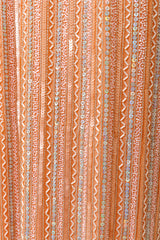 Vintage Blouson Beaded Stripe Gown beading close @ Recess LA