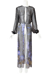 Dress & Robe Set by Paul Louis Orrier on mannequin robe only @ Recess LA