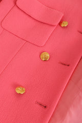 Double Breasted Bouclé Jacket & Skirt Suit
