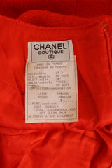 Vintage Chanel Jacket and Mini Skirt Set skirt label @Recess LA
