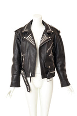 moto jacket by LA ROXX on mannequin open @ Recess LA