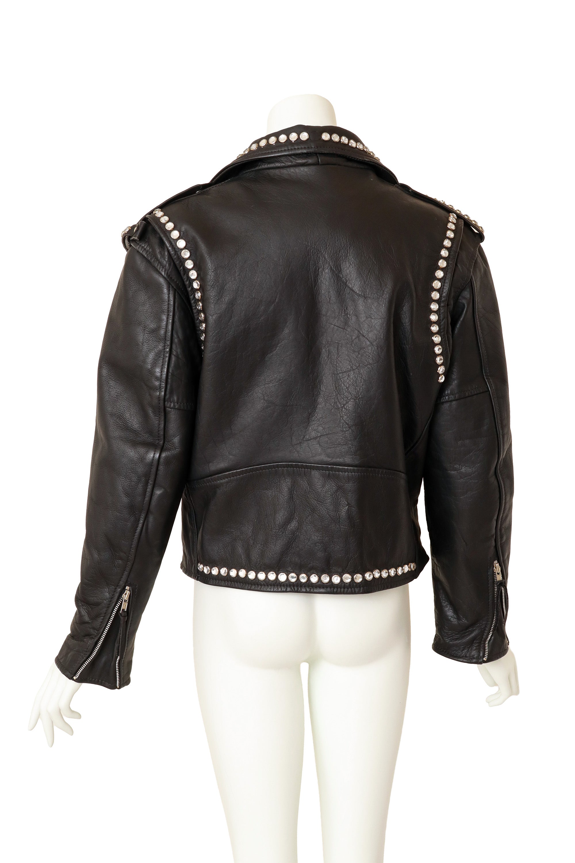 moto jacket by LA ROXX on mannequin back @ Recess LA