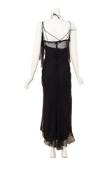 Bias Ruffle Ties Dress by Alberta Ferretti on mannequin back @ Recess LA 
