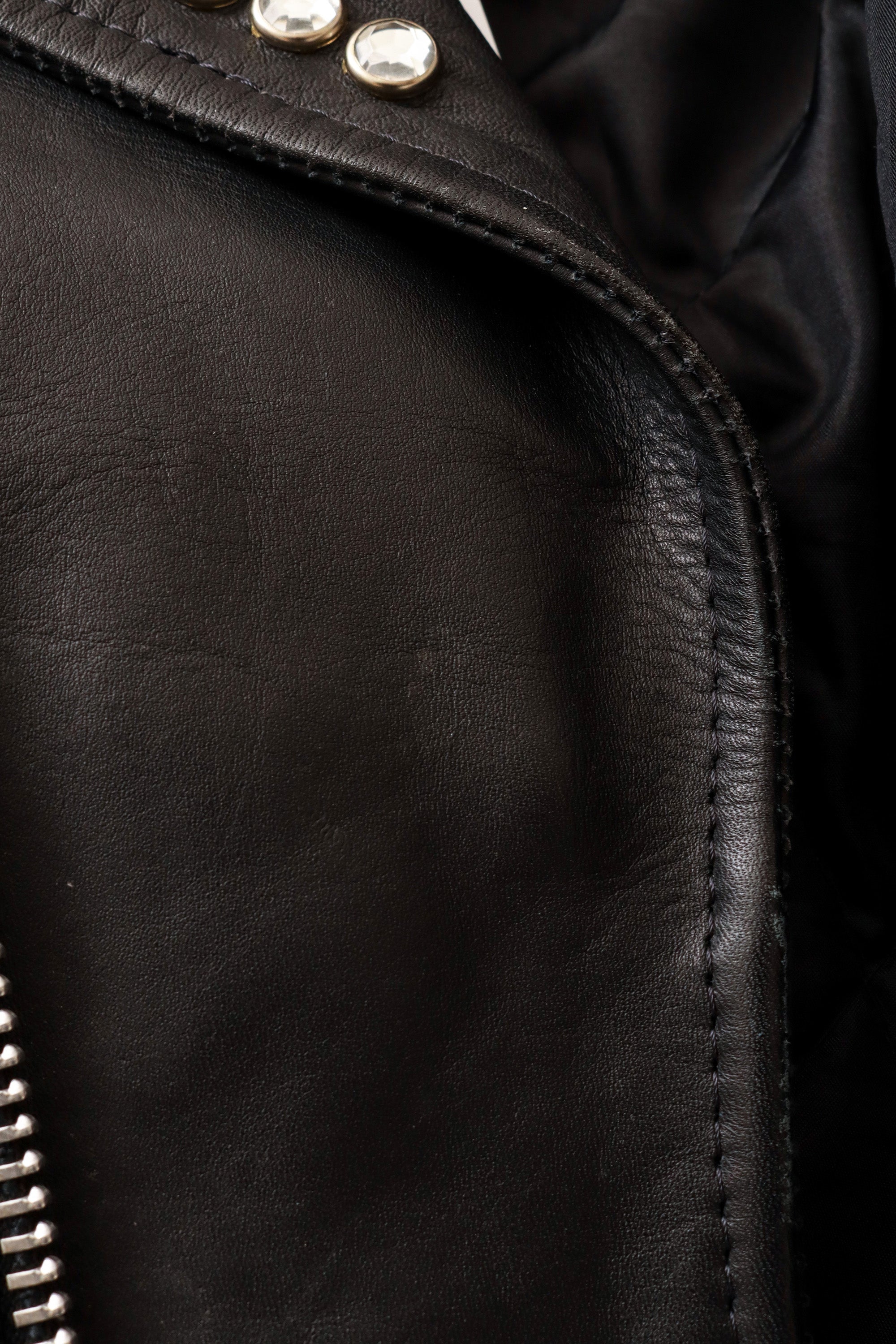 moto jacket by LA ROXX discoloration @ Recess LA