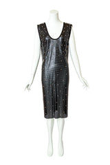 '83 A/W Studded Metal Chainmail Shift Dress