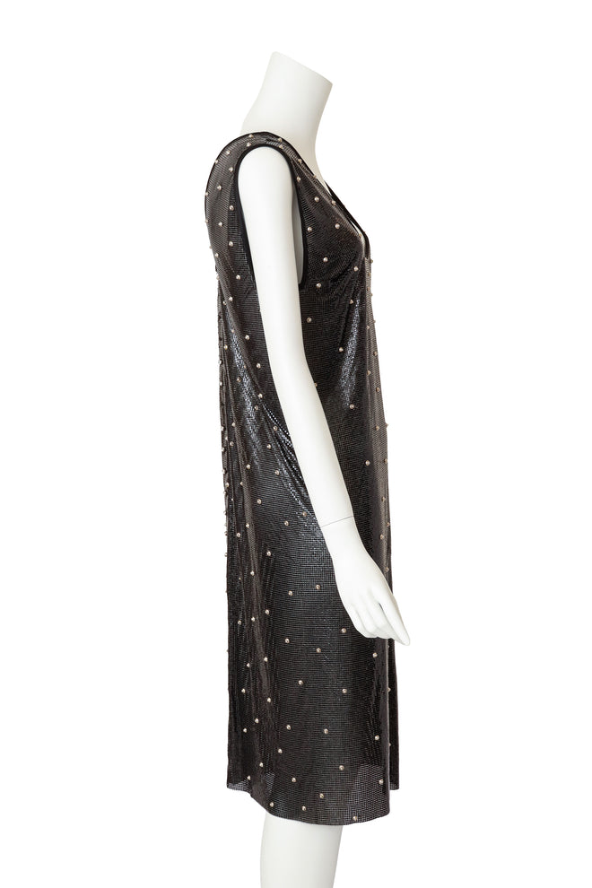 '83 A/W Studded Metal Chainmail Shift Dress