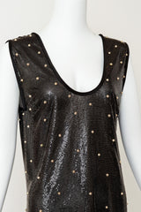 '83 A/W Studded Metal Chainmail Shift Dress