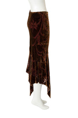 Velvet Bias Handkerchief Skirt