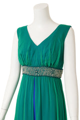 Embellished Chiffon Jumpsuit @ Recess LA closeup