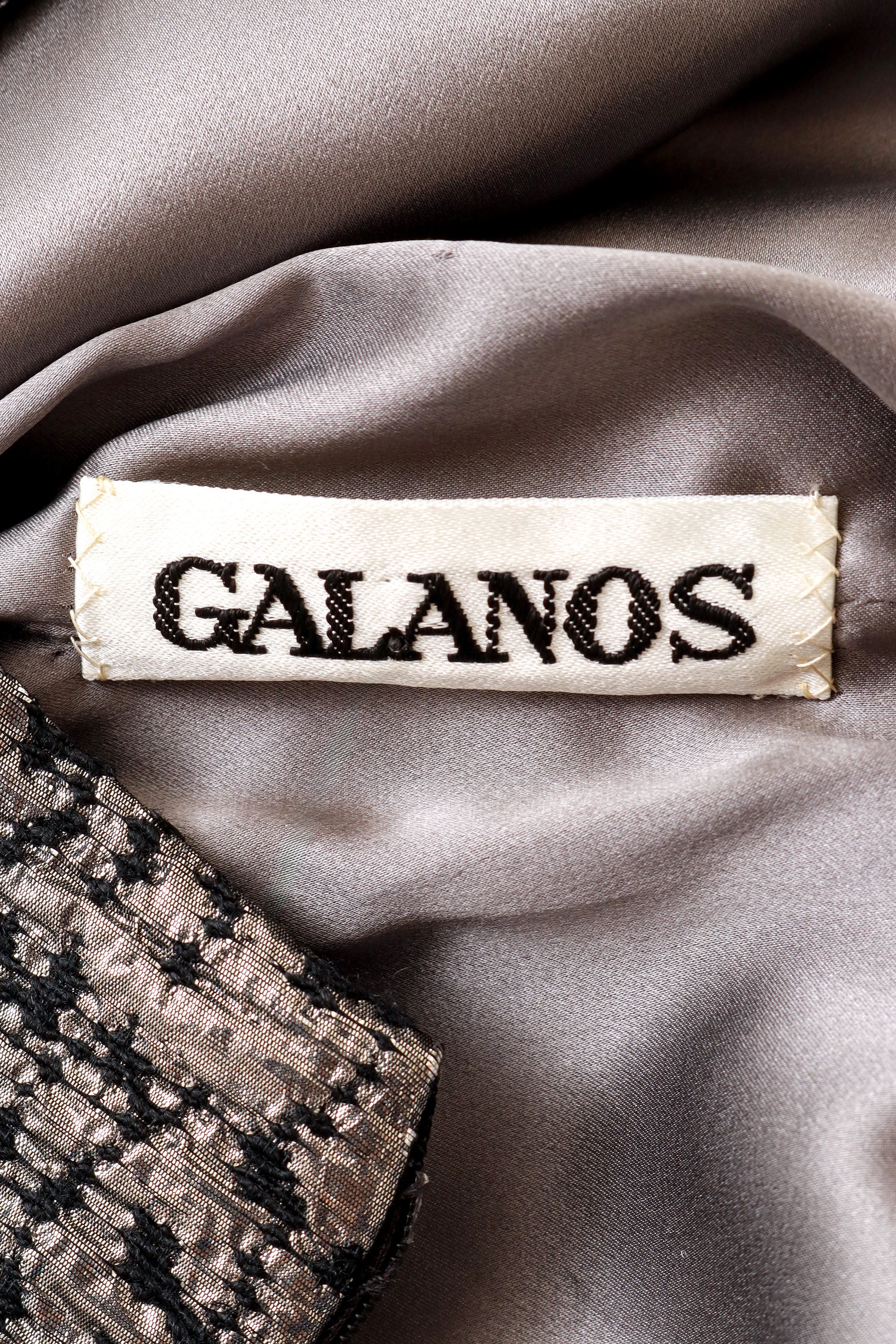 Puff-Sleeve Mini Dress by Galanos label @ Recess LA