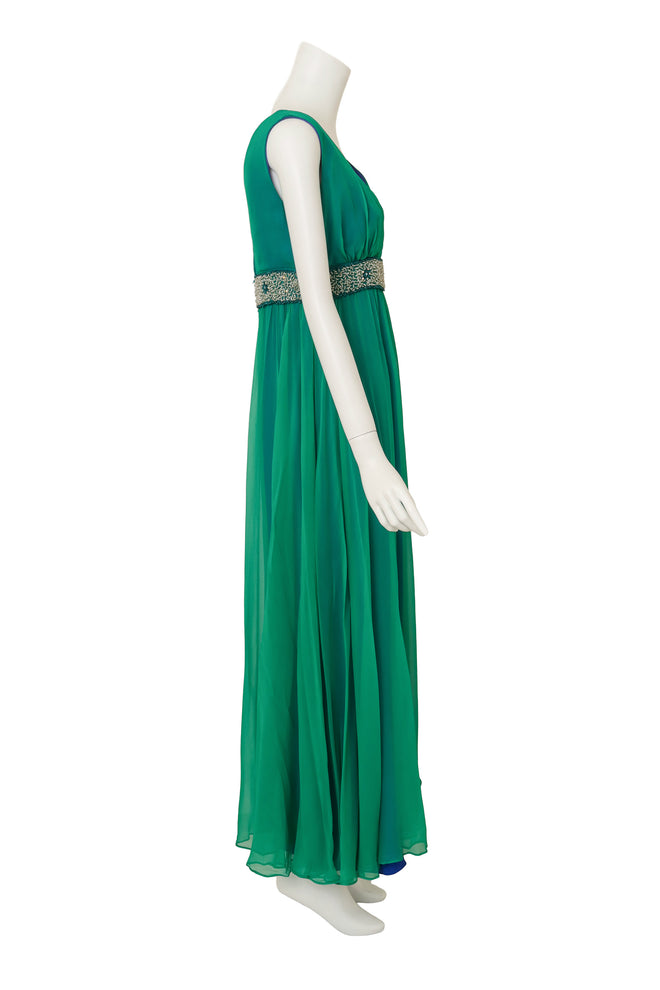 Embellished Chiffon Jumpsuit @ Recess LA sideview on mannequin 