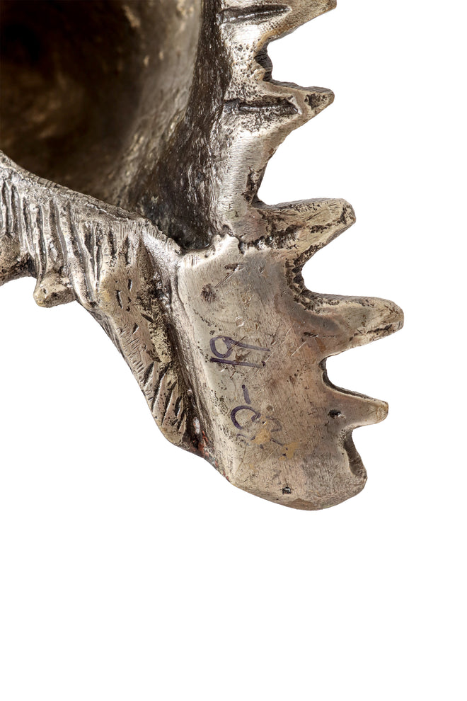 Sculptural conch shell figurine I marked 0-19 @ Recess LA