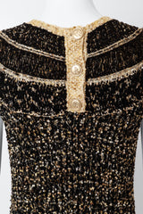 knit shift dress by Chanel on mannequin back buttons close @ Recess LA