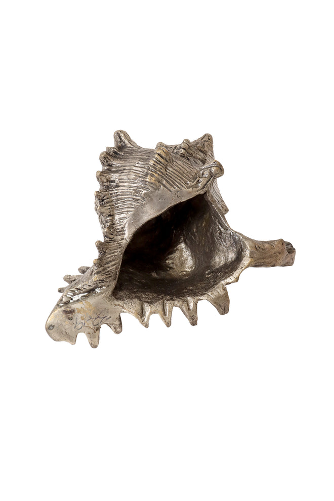 Sculptural conch shell figurine II bottom @ Recess LA