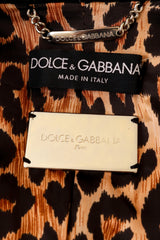  fur jacket by Dolce & Gabbana label @ Recess LA
