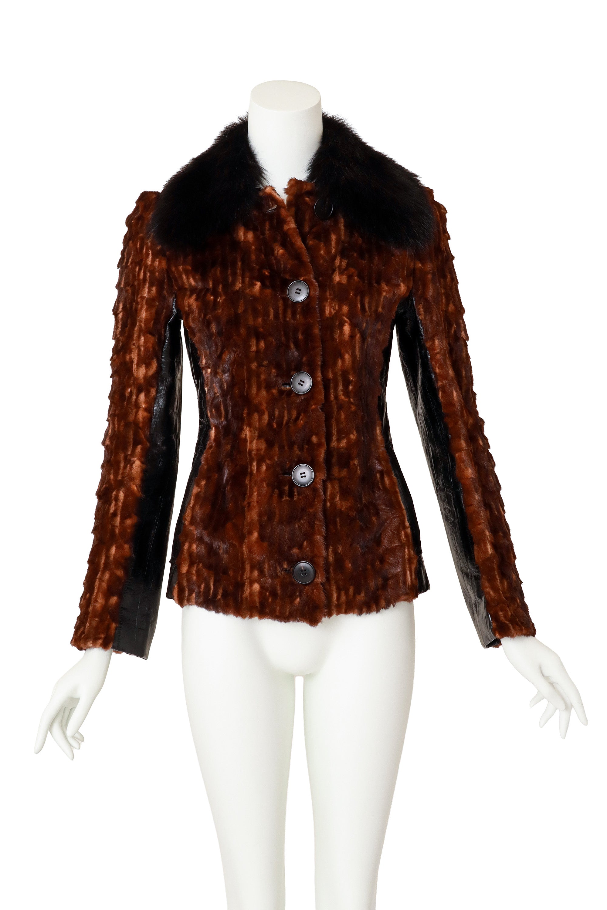  fur jacket by Dolce & Gabbana on mannequin @ Recess LA