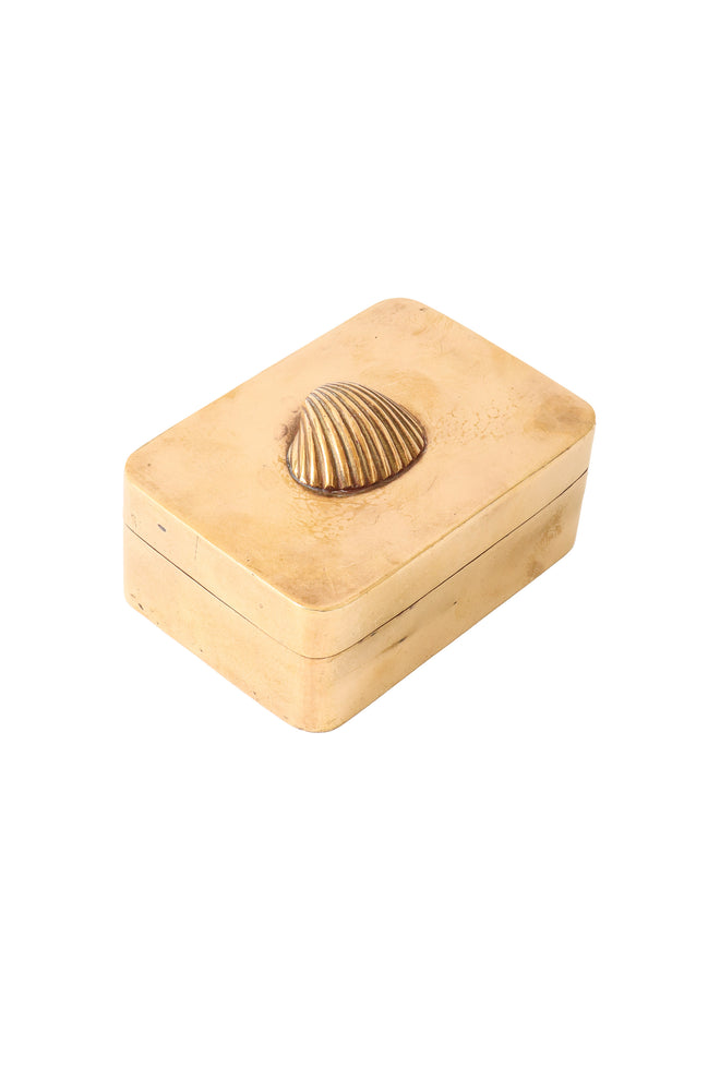 Metal box with shell lid @ Recess LA