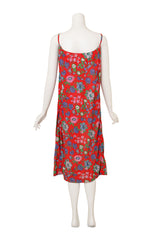 Hawaiian Print Dress by Pauline Trigere on mannequin back @ Recess LA