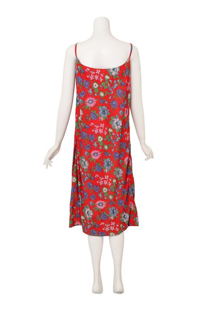 Hawaiian Print Dress by Pauline Trigere on mannequin back @ Recess LA