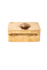 Metal box with shell lid back @ Recess LA