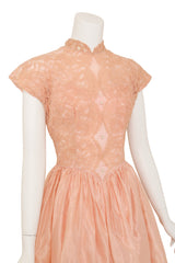 Lace Organza Party Dress @ Recess LA closeup on mannequin 