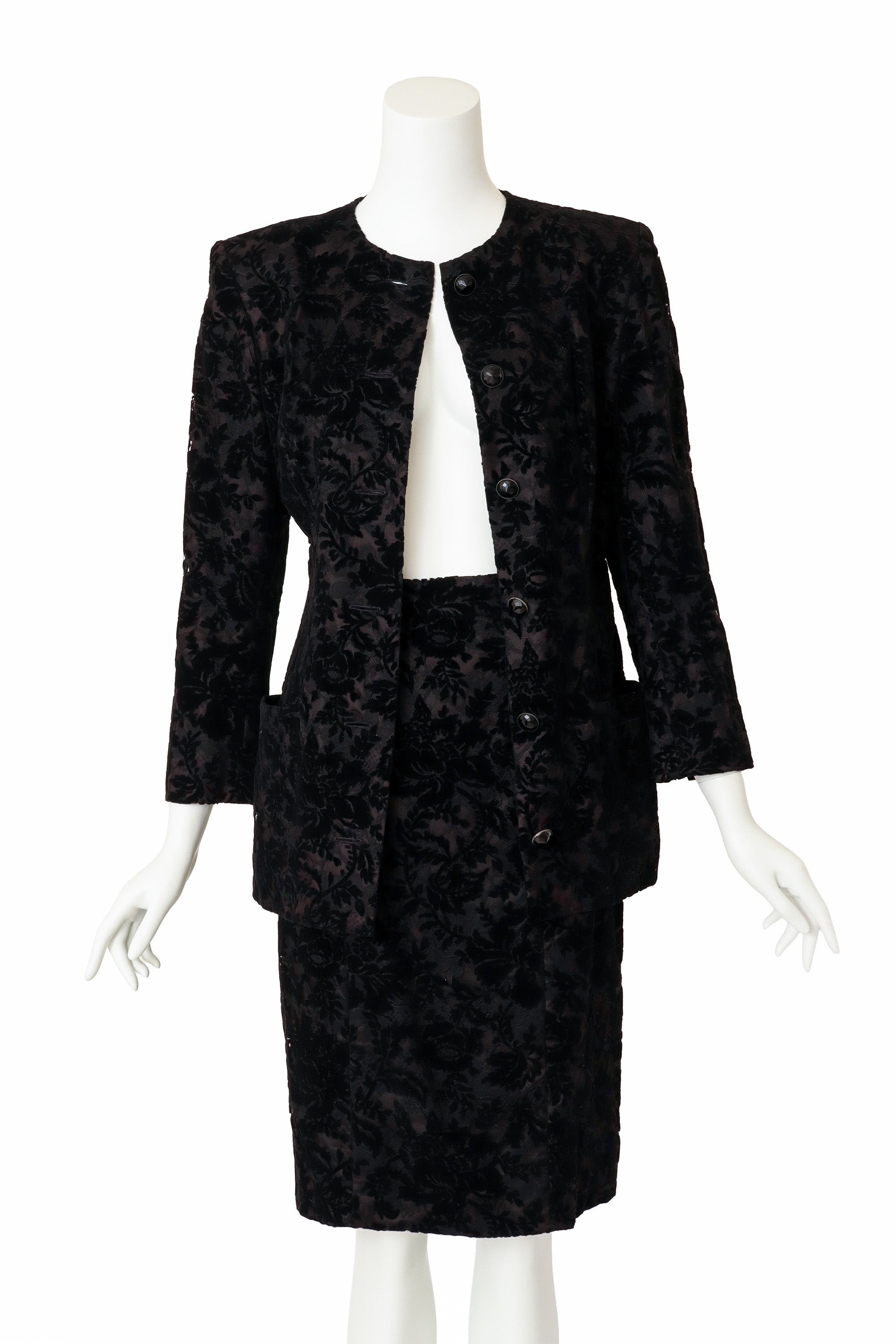 Lace Jacket & Skirt Set by Lanvin on mannequin open @ Recess LA