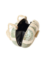 Shell mosaic evening bag by Genie open side @ Recess LA