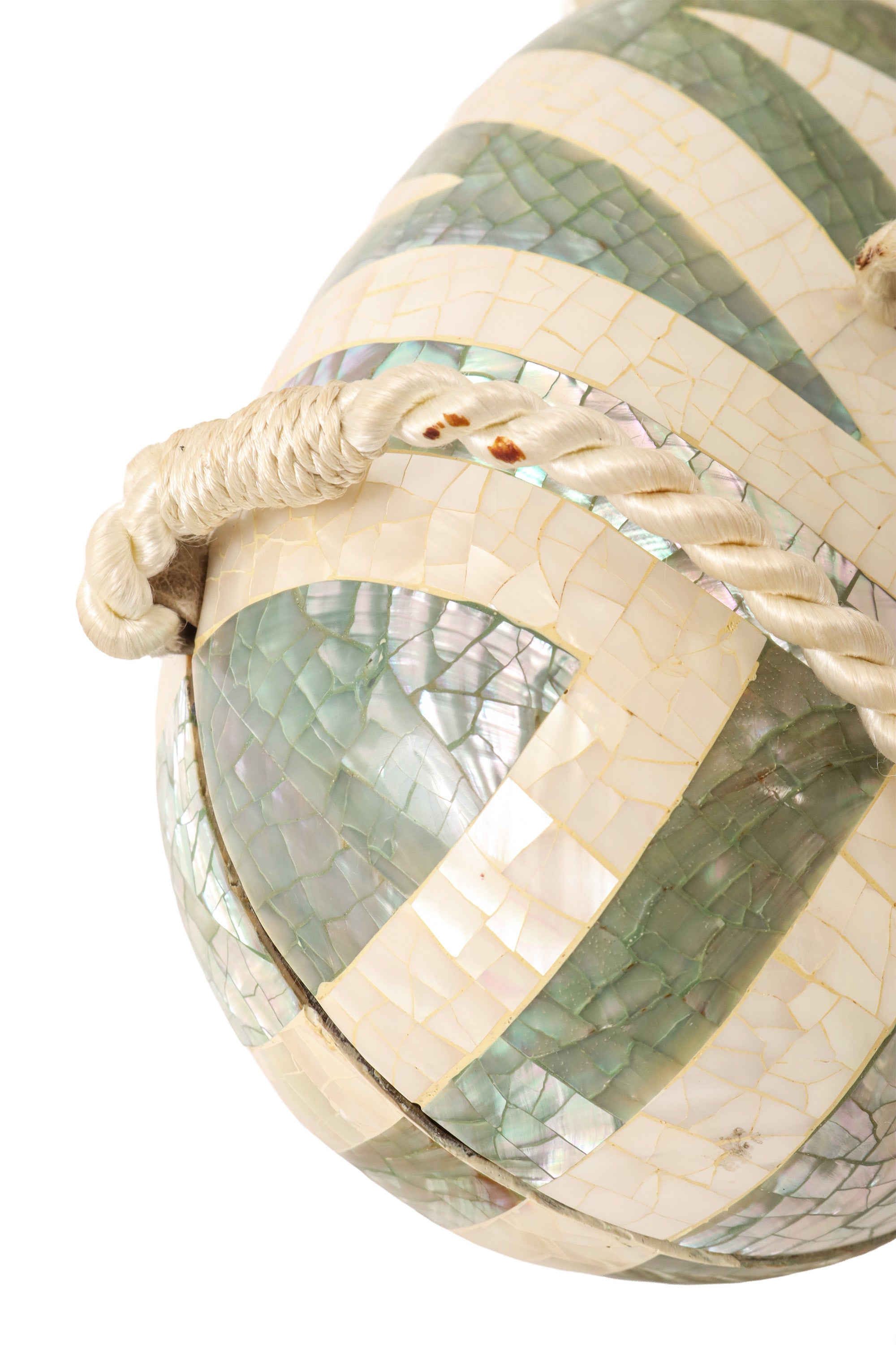 Shell mosaic evening bag by Genie chord stain 2 @ Recess LA