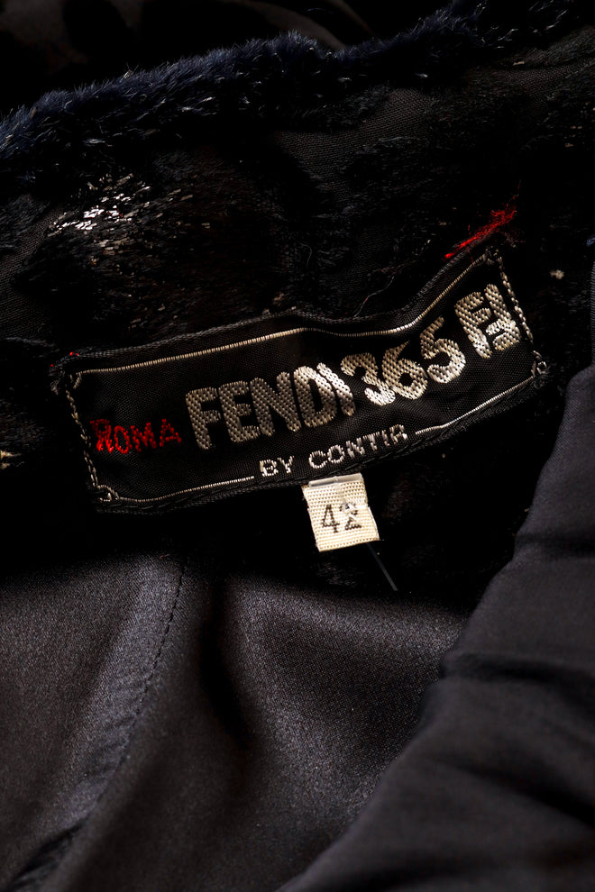 cocoon dress by Fendi label @ Recess LA