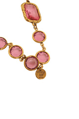1981 Gripoix Chicklet Necklace by Chanel @ Recess LA cartouche charm
