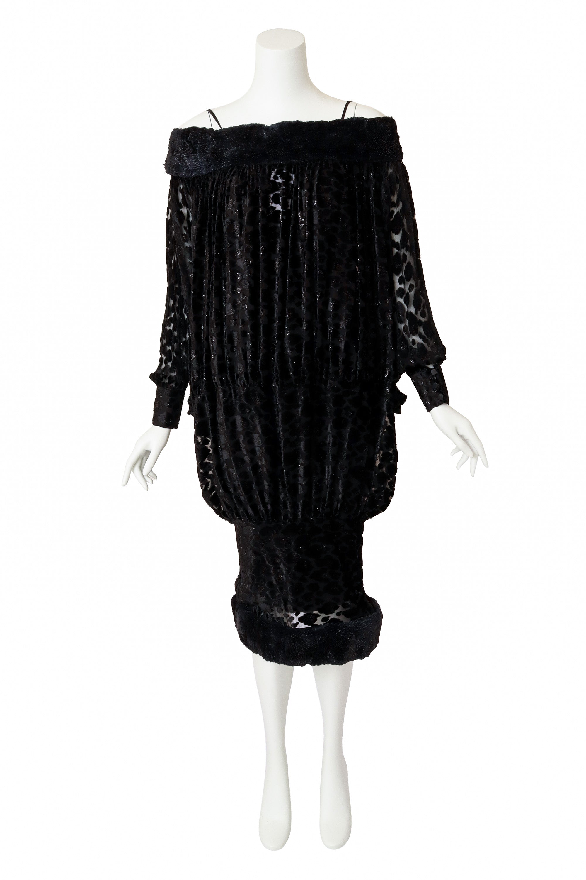 cocoon dress by Fendi on mannequin @ Recess LA