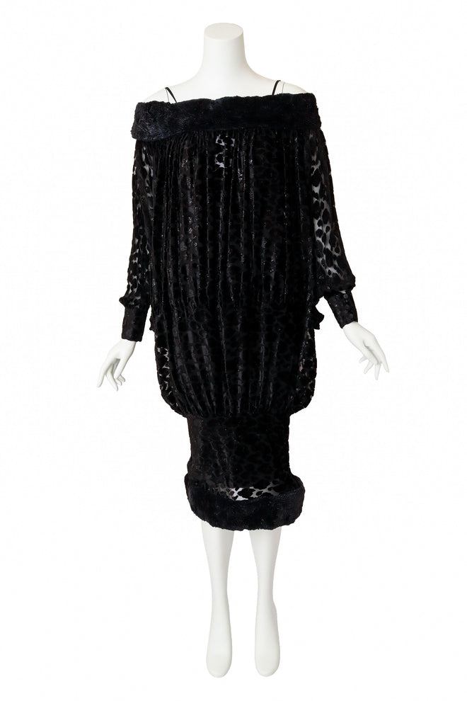 cocoon dress by Fendi on mannequin @ Recess LA
