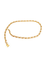 Leather Woven Chain Belt II by Chanel @ Recess LA 