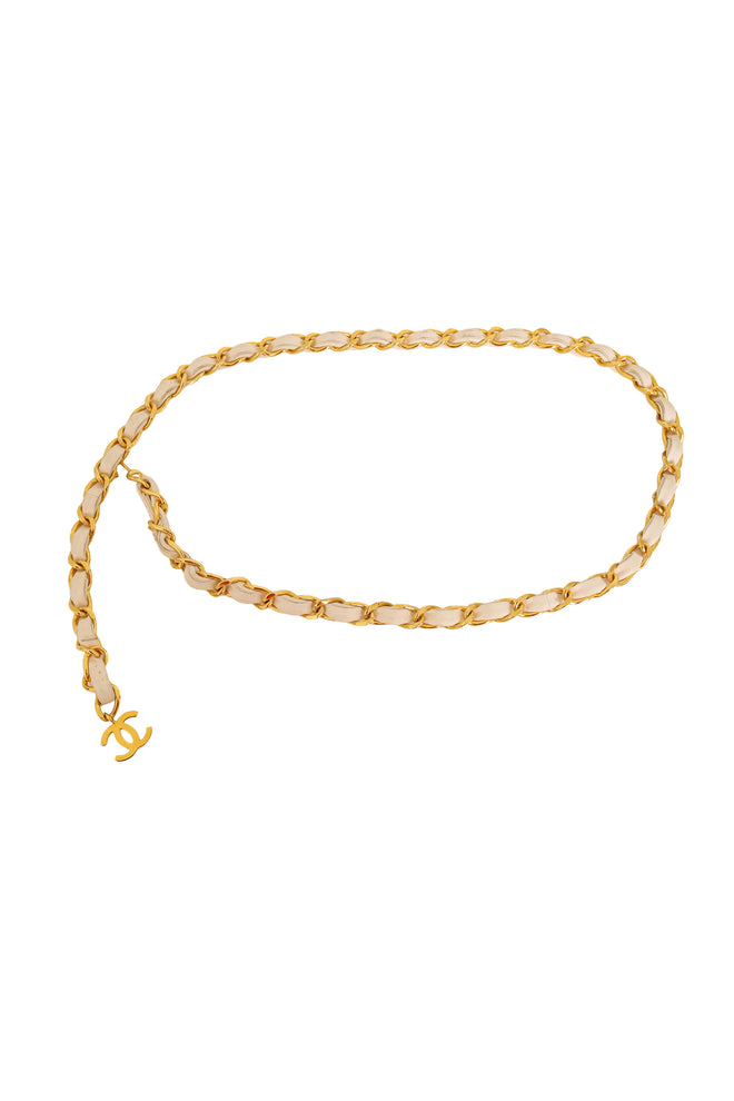 Leather Woven Chain Belt II by Chanel @ Recess LA 