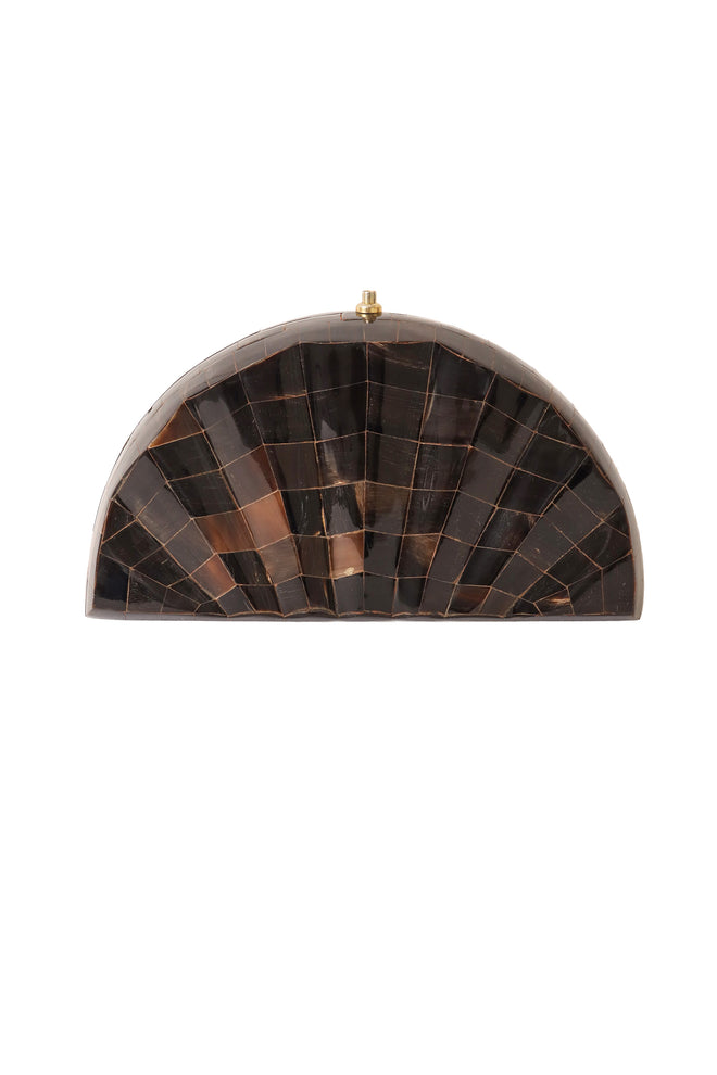 fan shell mosaic bag front @ Recess LA
