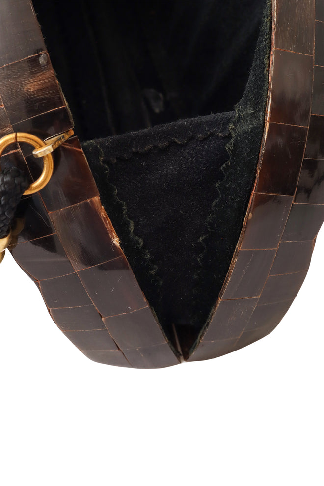 fan shell mosaic bag gusset @ Recess LA