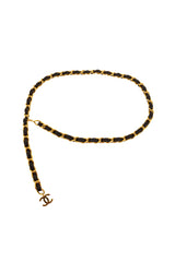 Leather Woven Chain Belt by Chanel @ Recess LA