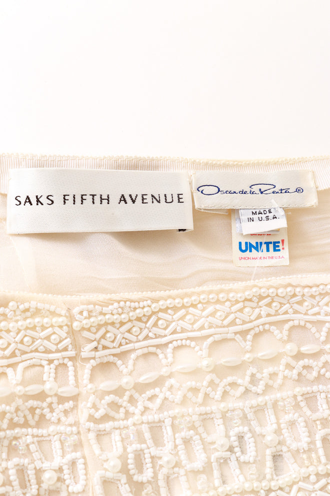 Beaded skirt by Oscar de la Renta label @ Recess LA