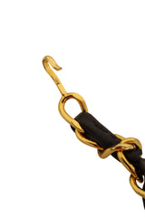 Leather Woven Chain Belt by Chanel @ Recess LA light tarnish on hook 