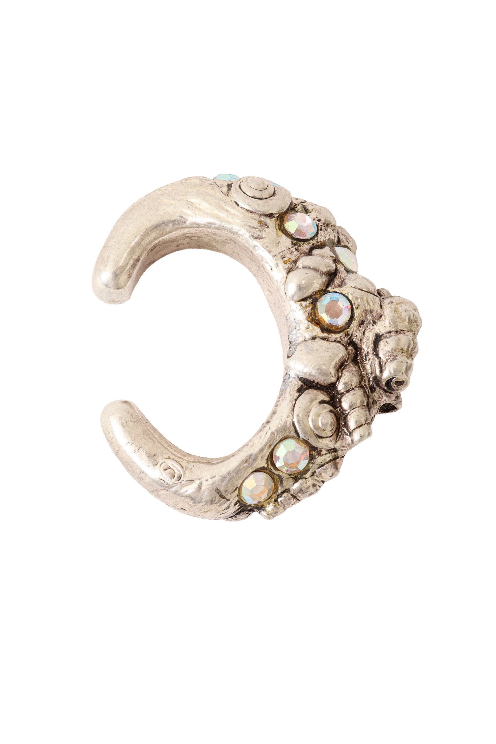 shell and crystal cuff bracelet above @ Recess LA