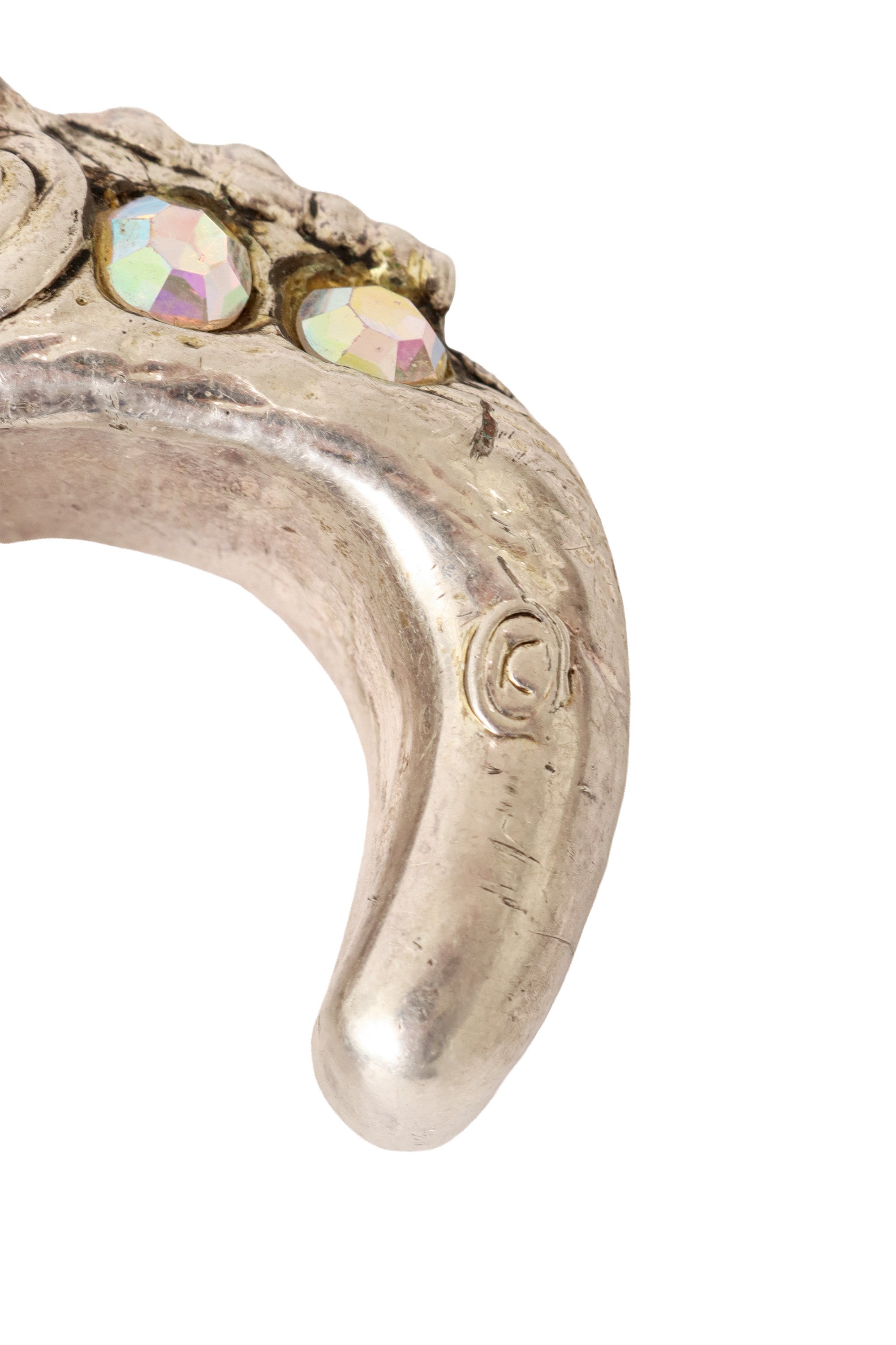 shell and crystal cuff bracelet makers mark @ Recess LA