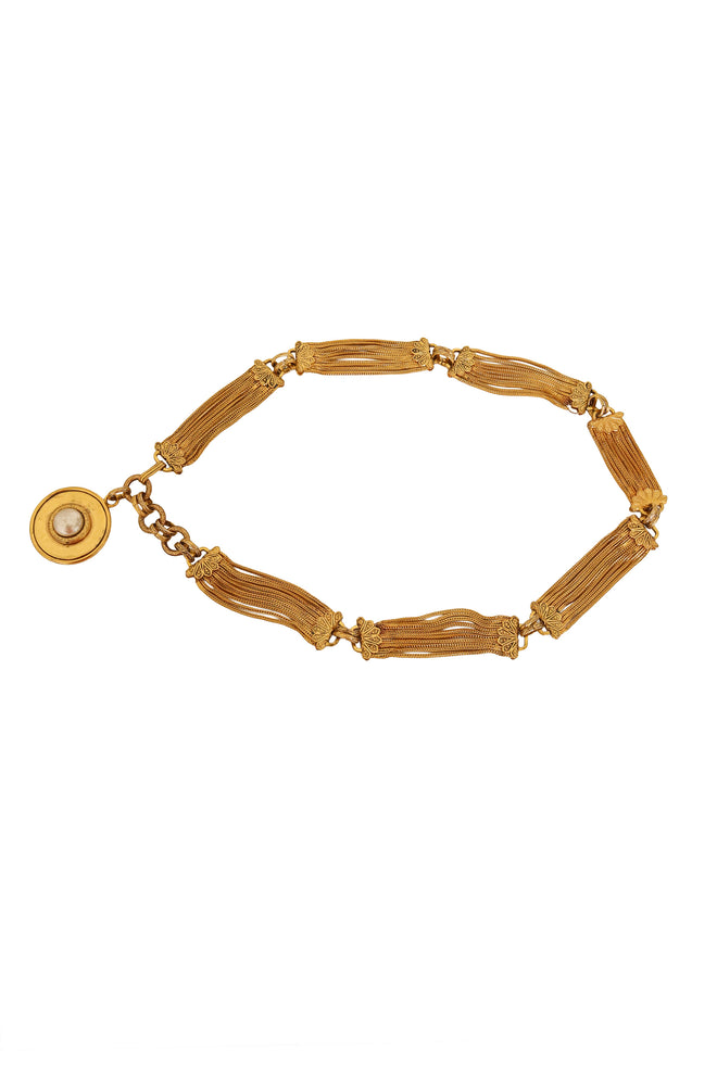 Multi-Chain Pearl Medallion Belt by Chanel @ Recess LA 