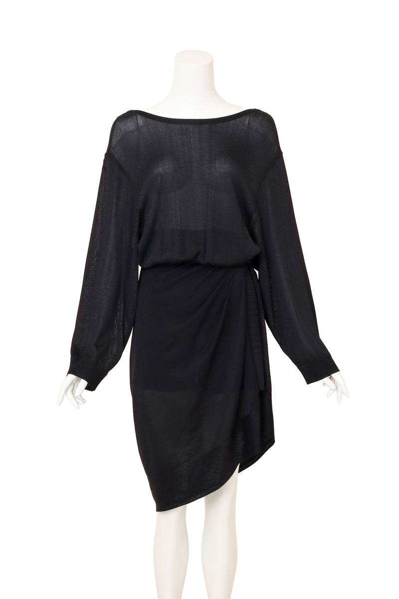 Vintage Alaïa 1984 S/S Draped Romper & Sash Dress Set – Recess